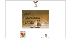 Desktop Screenshot of oasinaturalisticalavalle.it